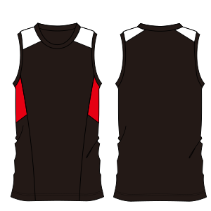 Fashion sewing patterns for MEN T-Shirts Sleeveless Football 9670